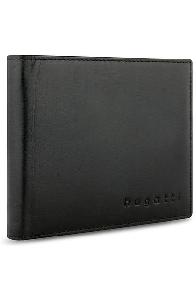 BUGATTI Portofel Super Slim Protecție RFID Piele 9 cm