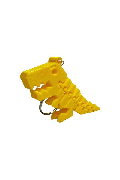 Tesseract Yellow TREX Movable Keychain