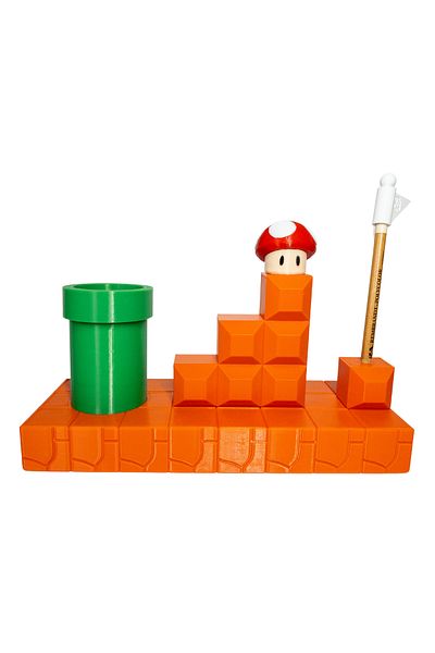 Tesseract Super Mario Pencil Holder