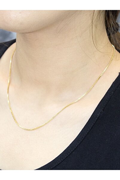 Zeynepli gold & jewelry 14 Ayar Altın Zarif Küp Zİncir Kolye