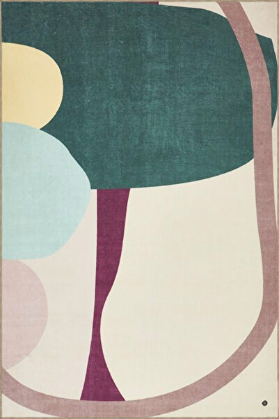 Rugs Modern Halı Traditional Colorful Themed Woven Base Carpet and Washable C...