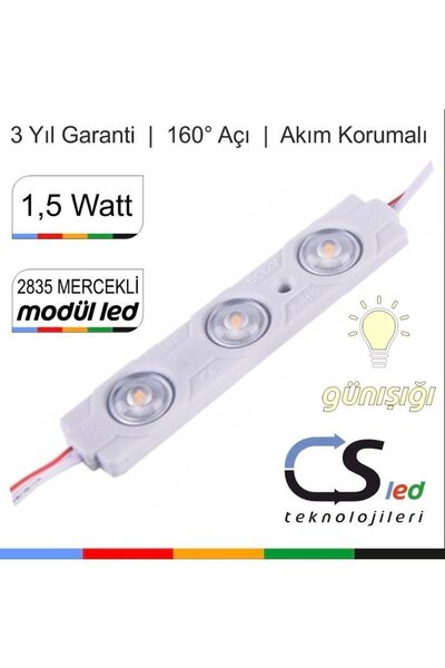 CSled 1.5 Watt Modül Led 2835 Mercekli (20 ADET)