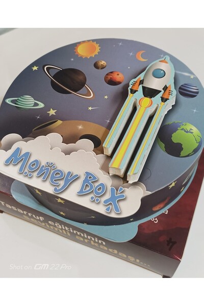 NotYaz Slatka kasica prasica sa 3D stikerima - Kutija za novac Sweet Üzeri