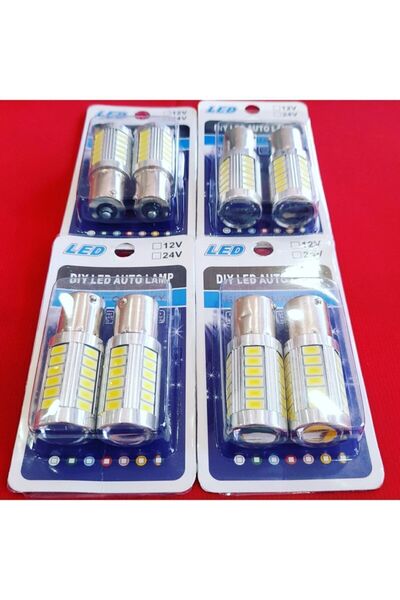 etiketgüleroto Minibüs Geri Vites Lambası Ledli Mercekli 12w