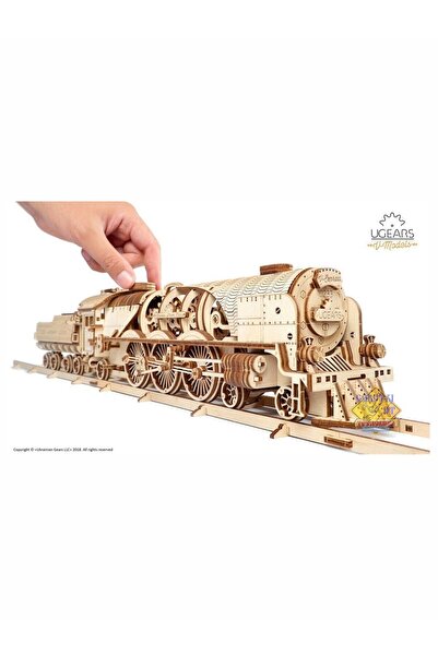 AOZ DEKOR TREN PUZZLE MAKET ÜRÜNÜ AHŞAP