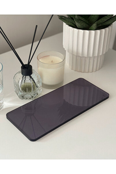 Neon Elit Dikdörtgen Pleksi Bardak Altlığı Modern Bardak Altlığı Servis Sunum Altlık Dekor Altlığı