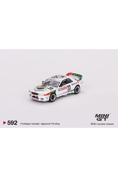 mini gt Nissan Skyline Gt-R (R32) 1/64 Scale Mini Gt Diecast Metal Model Car