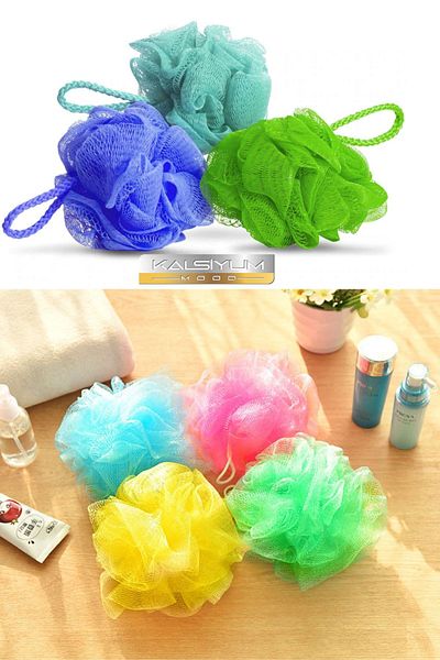 Kalsiyum Mood Cute Shower Washcloth Soft Mesh Foam Bath Washcloth Shower Washcloth 1 Piece Mesh Foam Washcloth