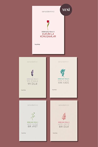 hayykitap Senai Demirci 5 Li Set / DERVİŞİN YOLU 1 - 2 - 3 - 4 - 5