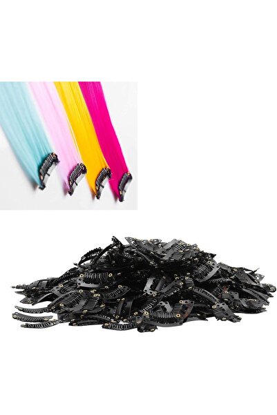 seyranat 10 τεμάχια μαύρων αγκράφων - Κλιπ για περούκα και αγκράφα για κομμωτ...