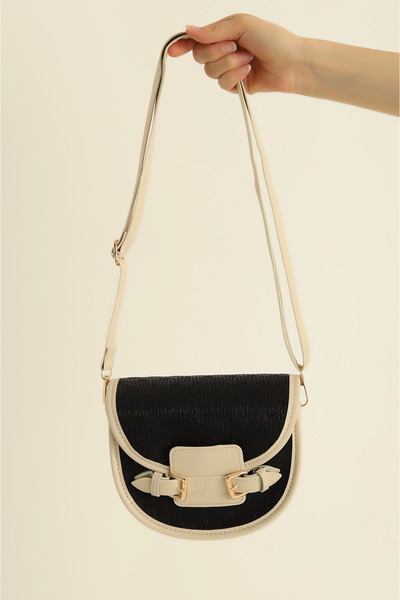 bundle island Geantă de umăr pentru femei cu model de paie - 00815