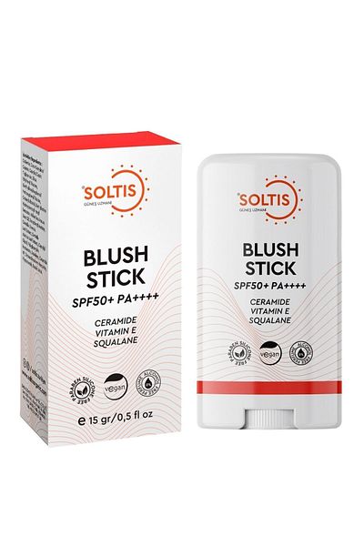Soltis 15 gr Moisturizing Stick Blush Spf50 01
