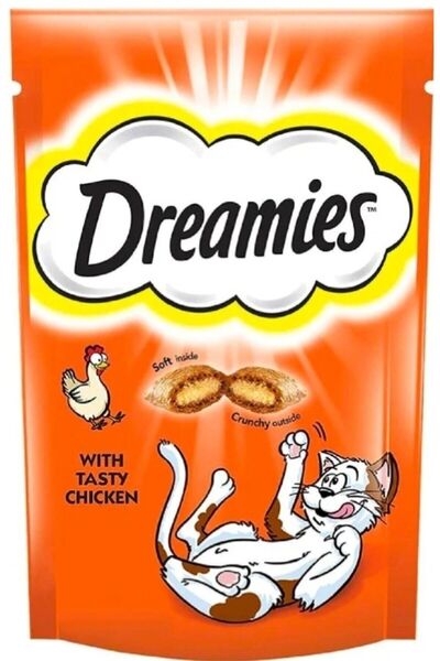 Whiskas Dreamies Tavuklu Kedi Ödül Maması 60 Gr