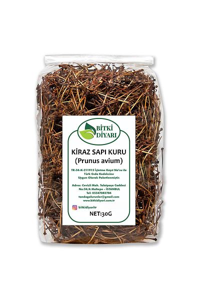 bitki diyarı 30gr New Harvest Cherry Stalk - Dried