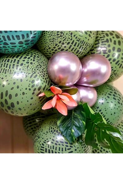 Kalisan Krom Balon Pembe Renk 20 Adet Küçük Boy 5 Inç