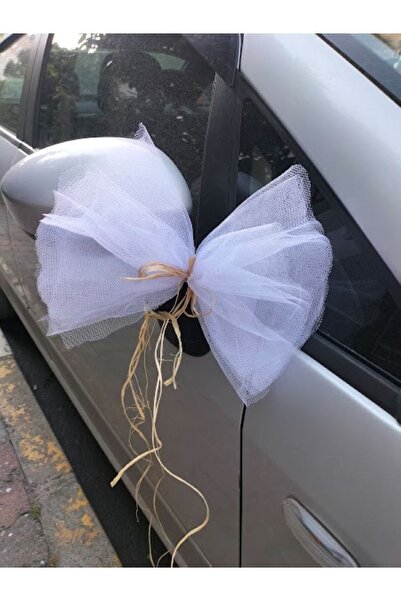 serap çiçekçilik Gelin Arabası Süsleme Tülü 6 Adet