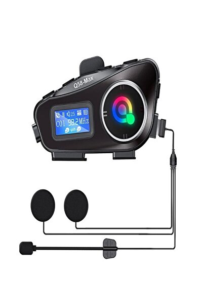 DEANB IPX6 SU GEÇİRMEZ SD KARTLI 2 KİŞİ 300M SİRİ DESTEK EQ SES İNTERKOM KASK KULAKLIĞI GÜRÜLTÜ OFF