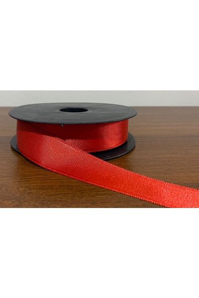 serap çiçekçilik Red Satin Ribbon 2.5 Cm 35 Meters Red Satin Ribbon Ribbon