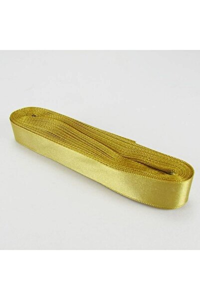 serap çiçekçilik Gold Renk Saten Kurdele 2,5 Cm 10 Metre Gold Renk Saten Kurd...