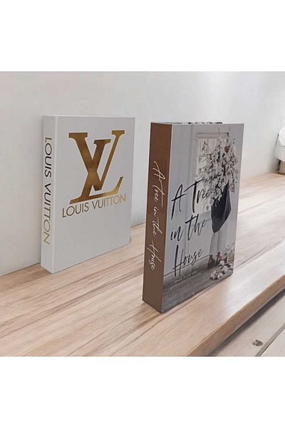 NARİBA Set of 2 Decorative Book Boxes