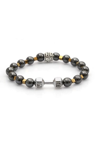 Mystic Energy Special Design Natural Stone Men's Hematite Bracelet | Natural Stone as a Gift |   Gift Natural Stone