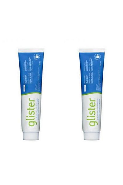 Amway 2 Pieces of Glister Fluoride Toothpaste 150 ml (Product in Green Line Image)