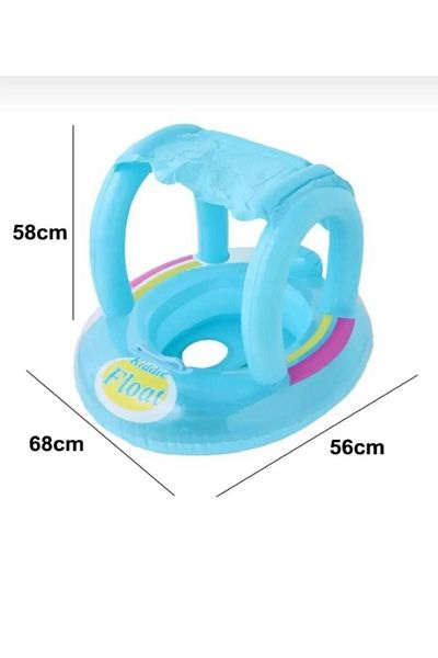 St Morritz Inflatable Canopy Baby Float Baby Ring Baby Float Baby Ring with Seat