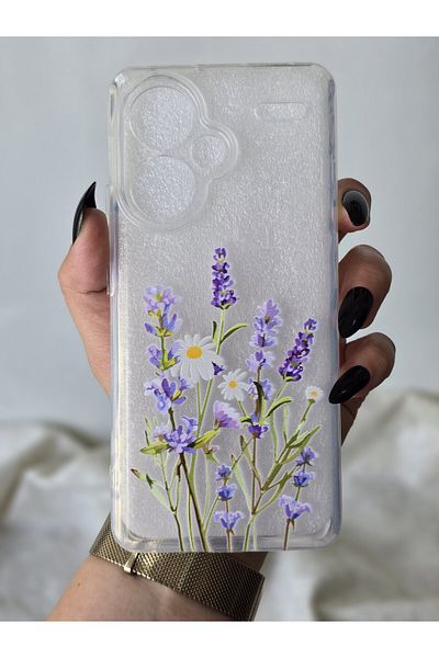 SUPER FRAME حافظة هاتف شفافة مطبوعة متوافقة مع هاتف Xiaomi Redmi Note 13 PRO PLUS 5G