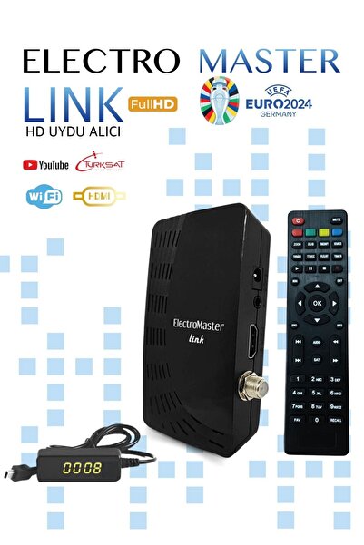 ElectroMaster Dijital Hd Uydu Alıcısı 1080p