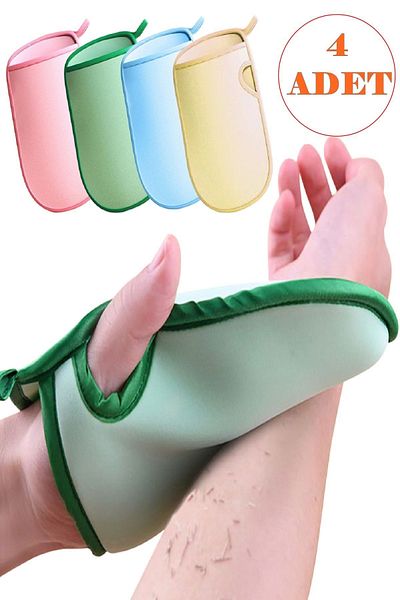 safestore 4-Piece Grab Body Washcloth Skin Cleanser Dead Skin Remover Remover Washcloth Bath Bath Washcloth