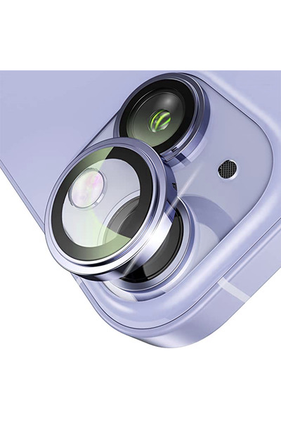 Evax (METAL LENS) Iphone 14 / 14 Plus Uyumlu Kamera Koruyucu Lens Mercek Meta...