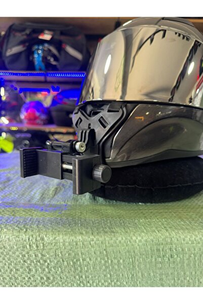 Voser Kaska Takılan Çene Bağlantılı Telefon Tutucu Garantili - Aksiyon Kamera...