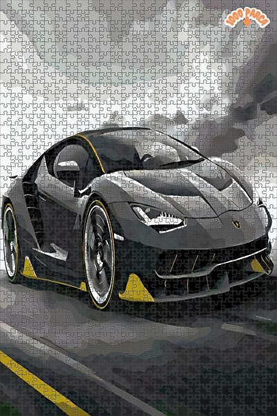 Teona Ahşap Lamborghini Yüzüncü Yıl Dekoratif Çift Katlı Çerçeveli Asılabilir...