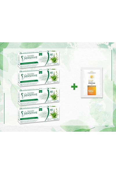 Epinafol Sensitive Aloe Vera Fluoride-Free 4 Pack