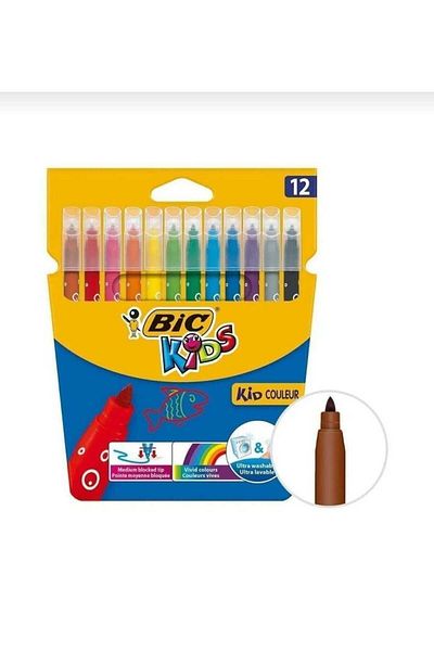 Bic BİC 12 Pieces Felt Tip Pen