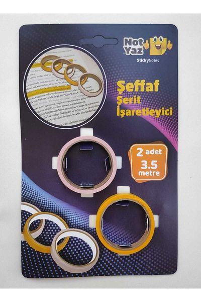 ileri grup Adhesive Colored Transparent Roller Line Marker 8mm x 3.5 meters