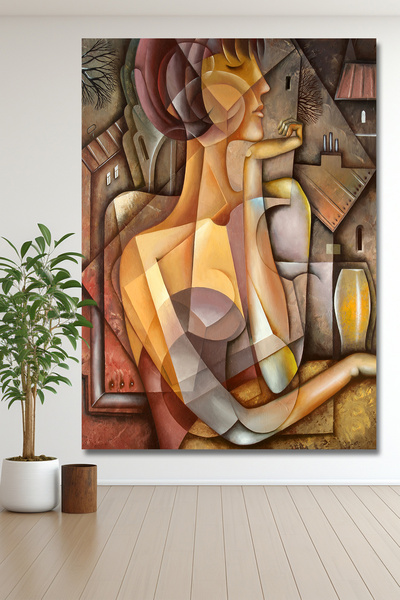 Tablo Center Dev Boyut Dekoratif Kanvas Tablo 100x140cm