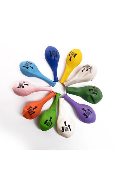 DSECHESS Set of 5 Chess Printed Balloons