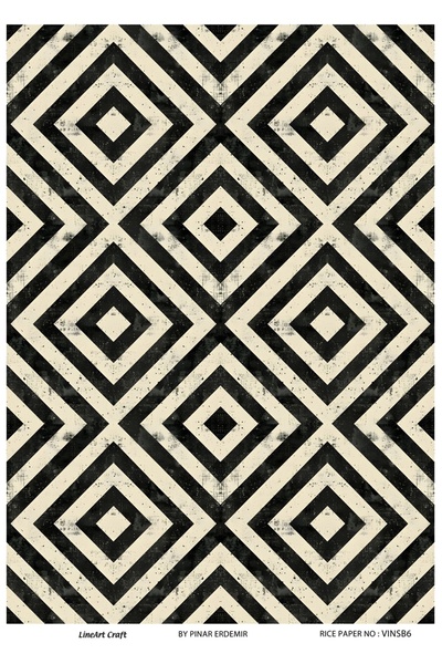 LİNEART Vinsb6 Vintage Brass Decopage - 30*42 cm