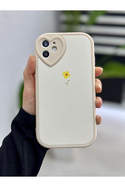 Go Aksesuar حافظة حماية للكاميرا من السيليكون الناعم بتصميم مطلي متوافق مع هاتف Iphone 11