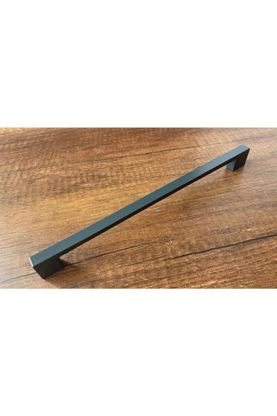 TRS MOBAKS Trs Alüminyum Köprü Kulp 224 Mm Lüks Modern Mutfak Dolap Çekmece Vestiyer Kulp Antrasit Gri