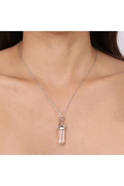 Mystic Energy Doğal Taş Kristal Kuvars Pandül Kesim Ister Kolye Ister Anahtarlık | Hediyelik Doğaltaş