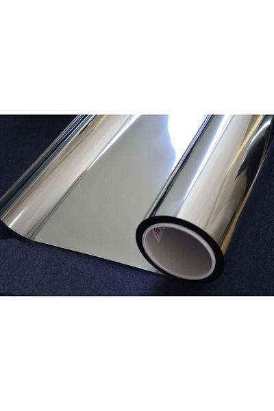 AUTOFOLYO Mirrored Glass Film Silver 50 CM-4 METER
