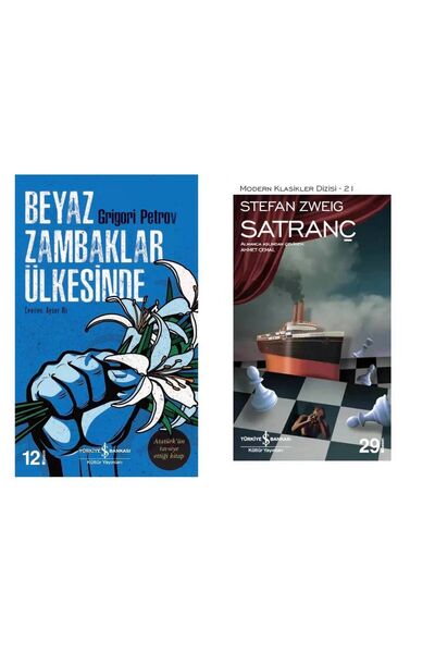 TÜRKİYE İŞ BANKASI KÜLTÜR YAYINLARI Beyaz Zambaklar Ülkesinde - Satranç stefa...