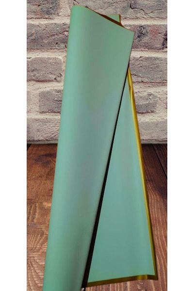 serap çiçekçilik 4 Pieces Light Green Gold Striped Packaging Packaging Flower Packaging