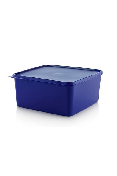 Tupperware Square Storage Container 5 Lt Multi-Purpose Storage Navy Blue Hsgl