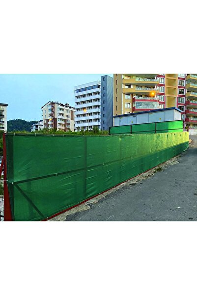 Genel Markalar %95'lik 4m X 6m Gölgelik-bahçe Çit Filesi-şeritli Halkalı - Koyu Yeşil