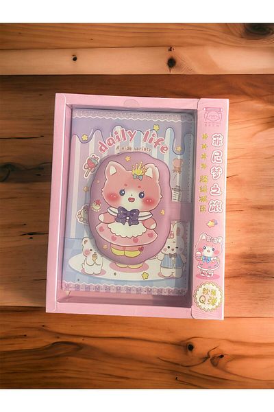 TAROS KIRTASİYE ORNAMENTAL SUKUŞİ BOXED NOTEBOOK WITH COVER