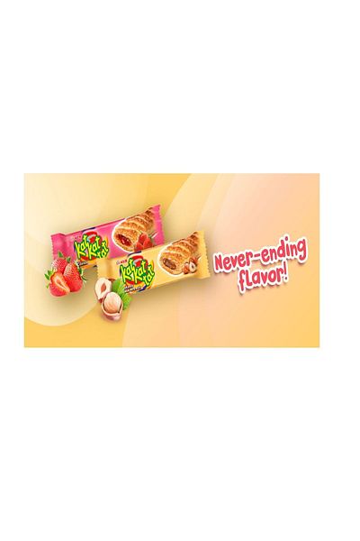 Ülker 24 Pieces 25 Gr Layer Taste Cocoa - Strawberry