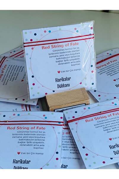 HARİKALAR DÜKKANI İnanış çift bileklik / kırmızı ip bileklik / kabala bilekli...